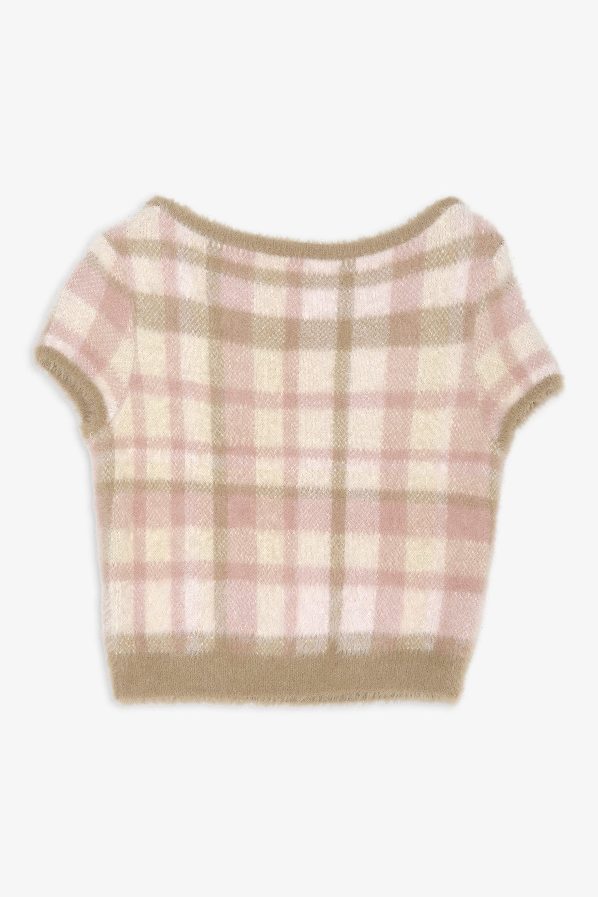 For Love & Lemons Poet Plaid Knit Top