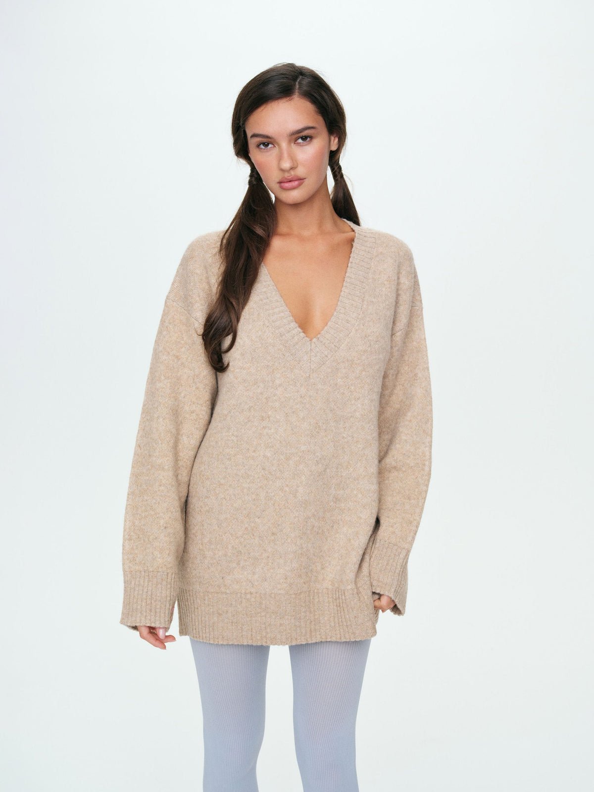 For Love & Lemons Sally Sweater & Scarf Set