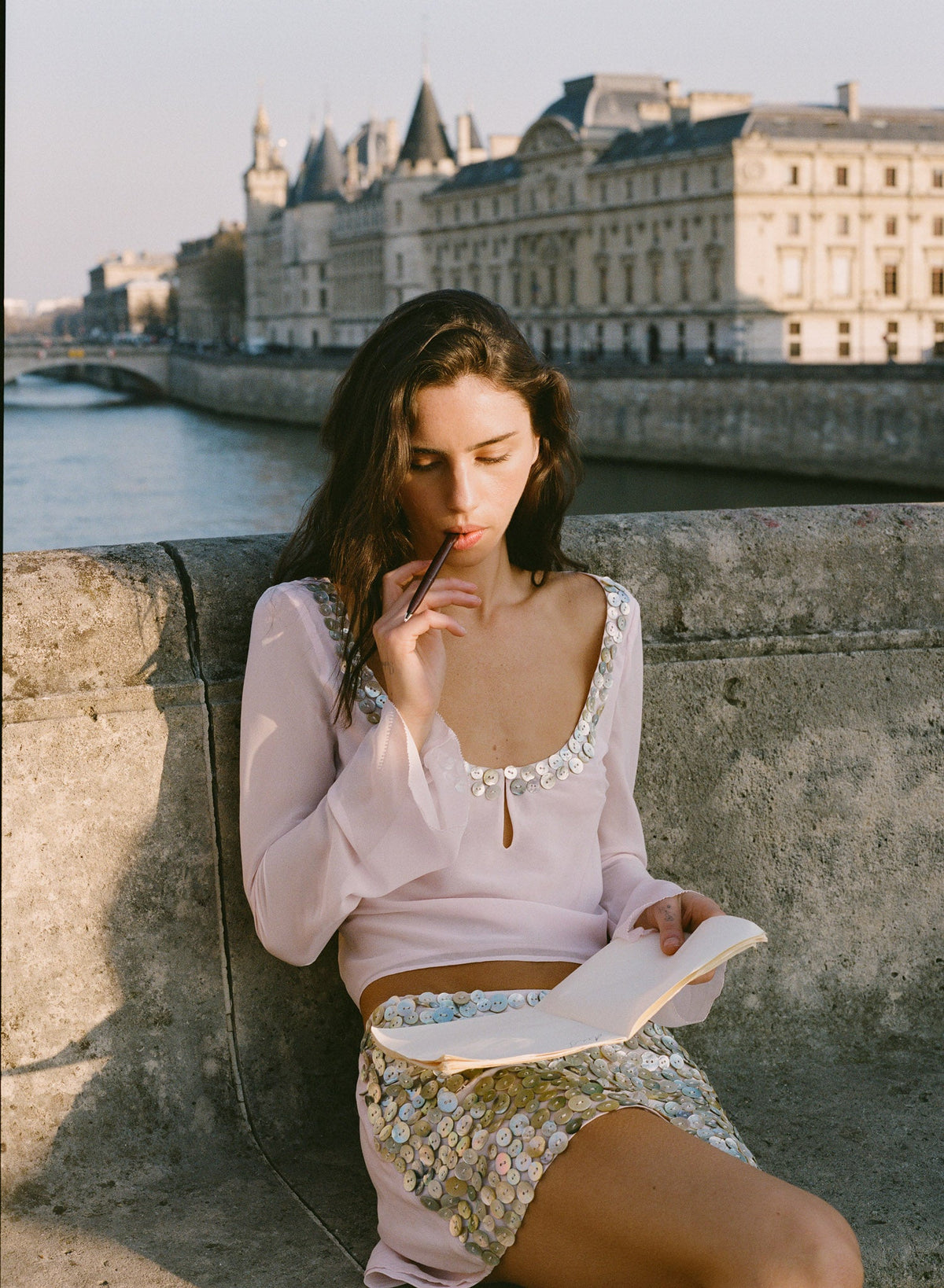 For Love & Lemons Joanne Scoop Neck Top