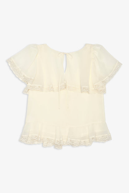 For Love & Lemons Layla Ruffle Top