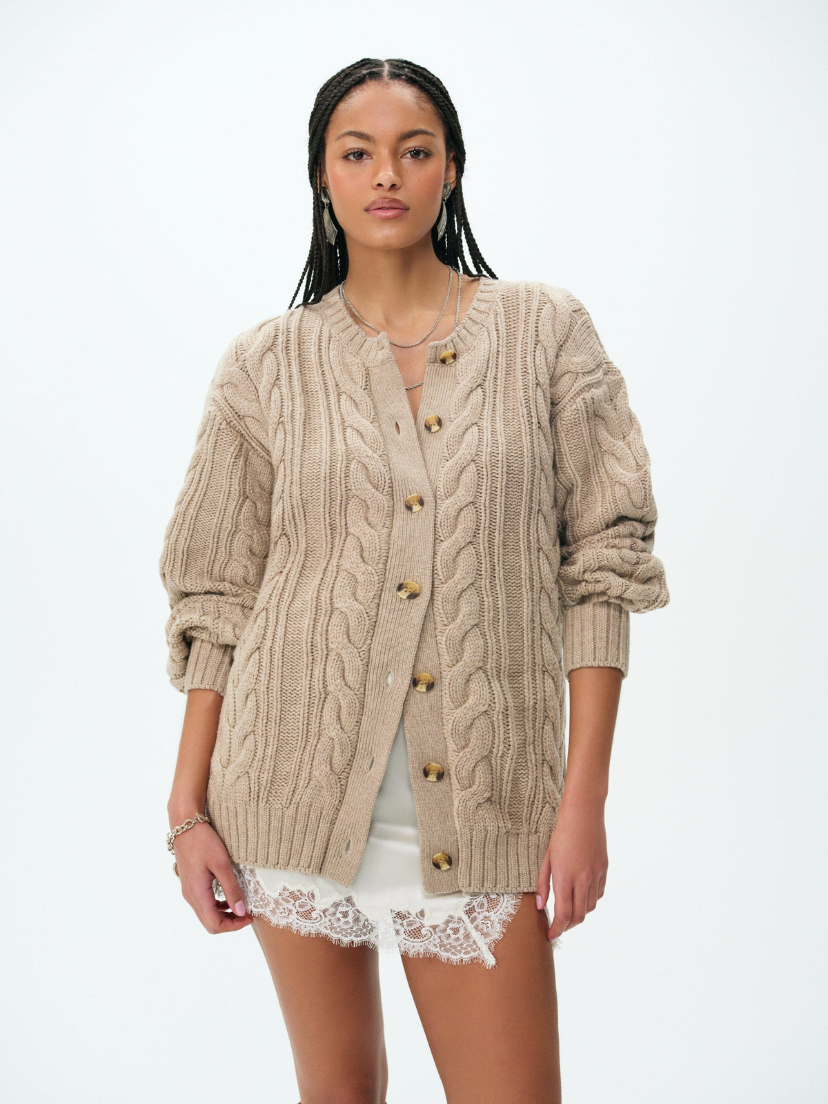For Love & Lemons Nathalie Oversized Cardigan