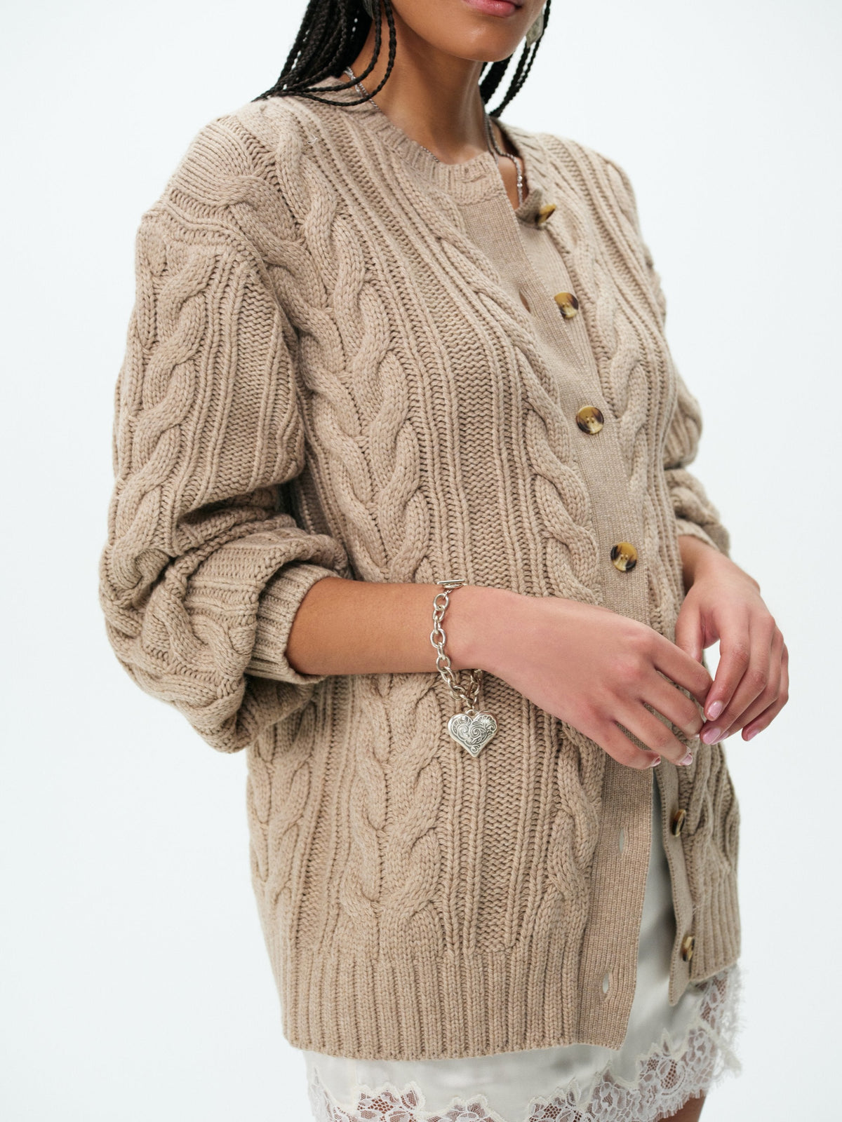 For Love & Lemons Nathalie Oversized Cardigan