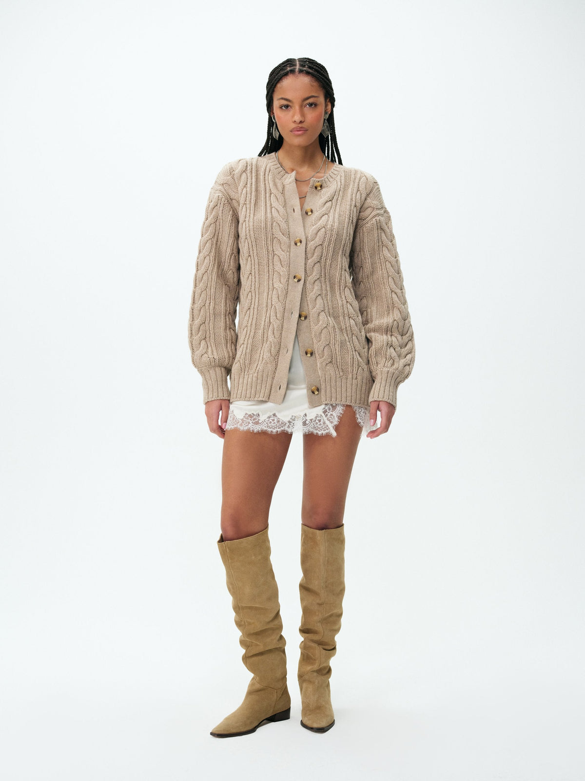 For Love & Lemons Nathalie Oversized Cardigan