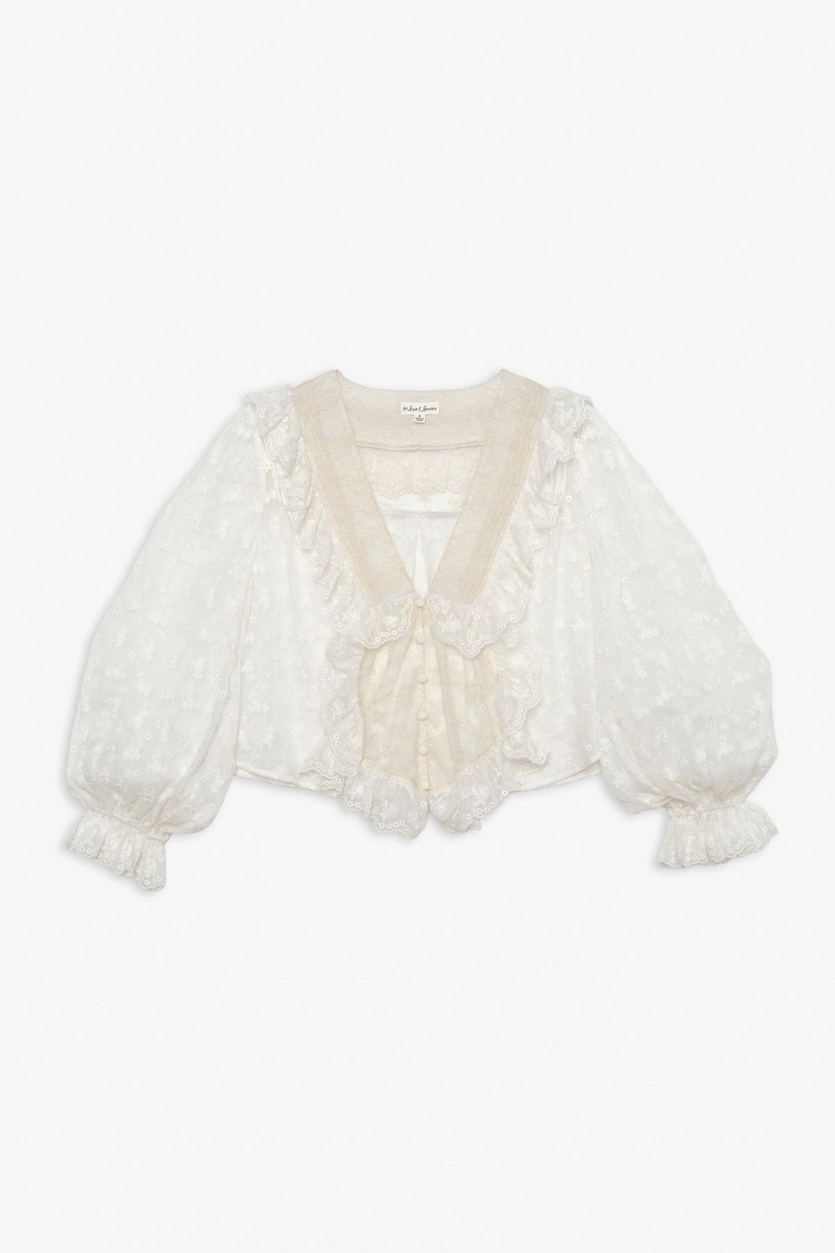 For Love & Lemons Hamptons Eyelet Blouse