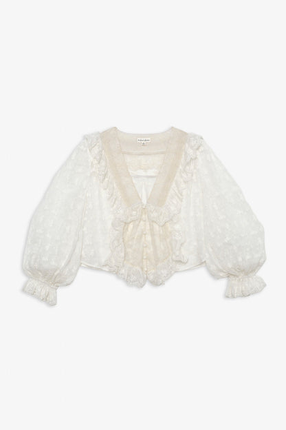 For Love & Lemons Hamptons Eyelet Blouse