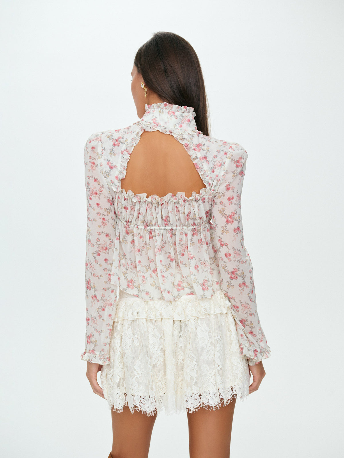 For Love & Lemons Country Floral Top