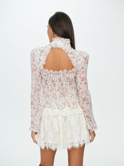For Love & Lemons Country Floral Top