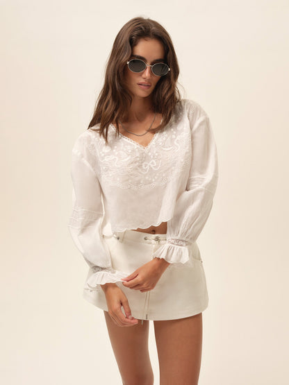 For Love & Lemons Agnes Blouse
