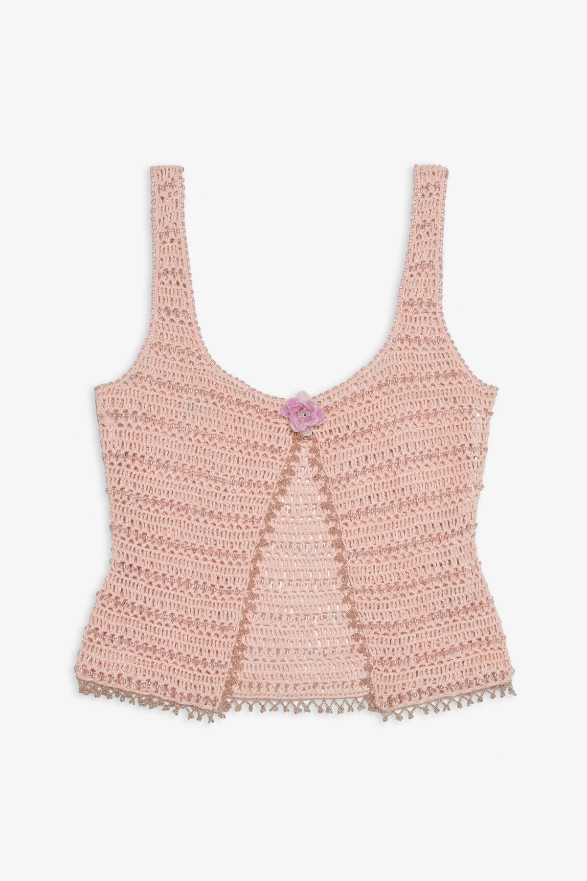 For Love & Lemons Lulu Beaded Tank Top