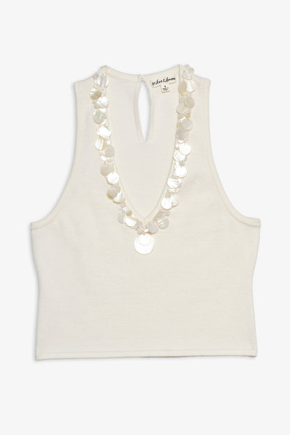 For Love & Lemons Seashell Knit Top