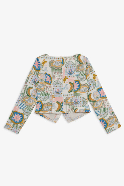 For Love & Lemons Tide Pool Beaded Jacket