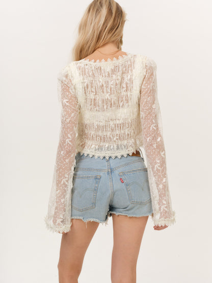 For Love & Lemons Underwater Garden Top