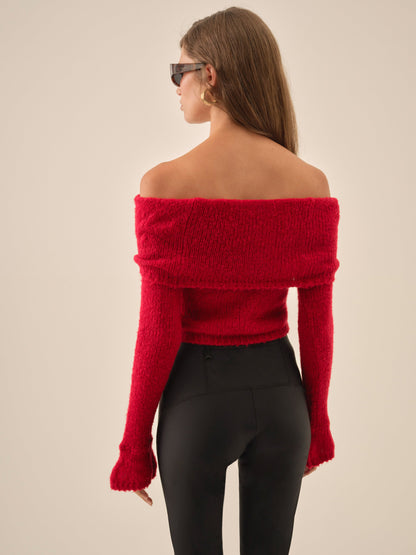For Love & Lemons Aspen Knit Top