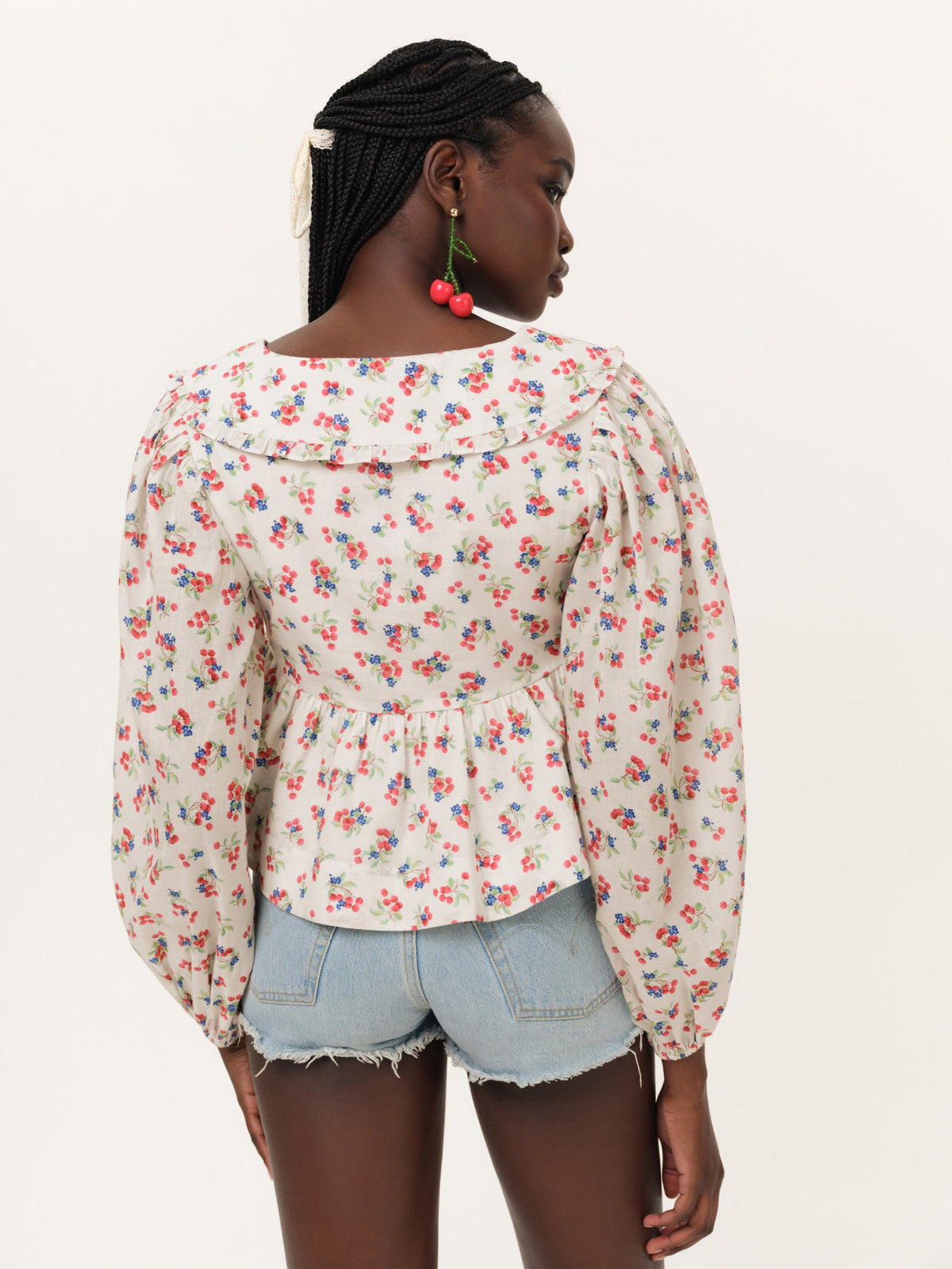 For Love & Lemons Cherry Mae Top