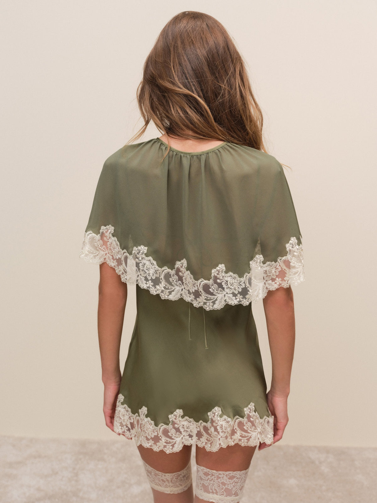 For Love & Lemons Nightfall Chiffon Cape