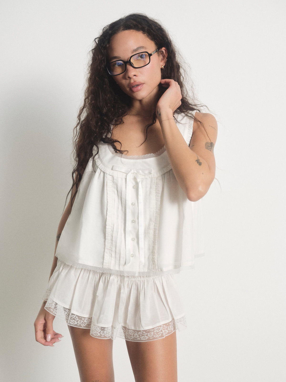 For Love & Lemons Carmella Sleep Top