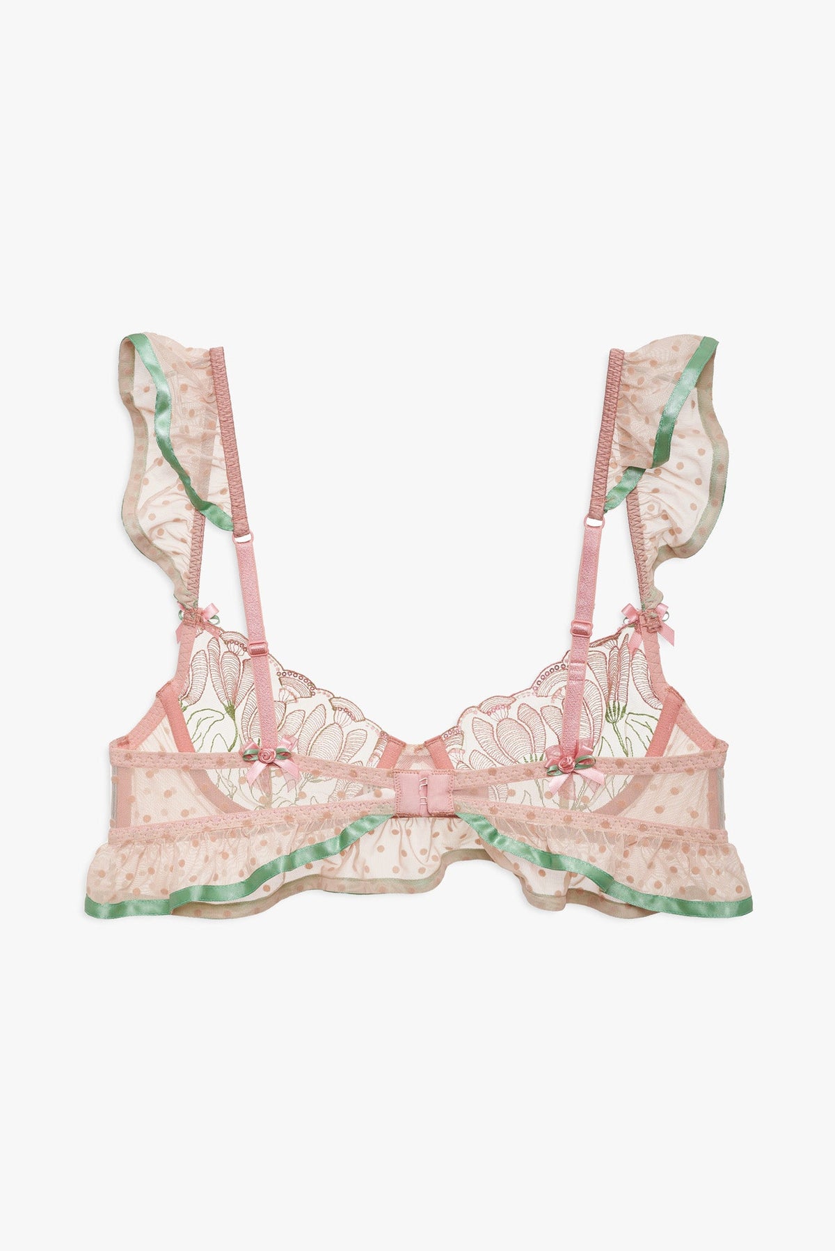 For Love & Lemons Blushing Tulips Underwire Bra