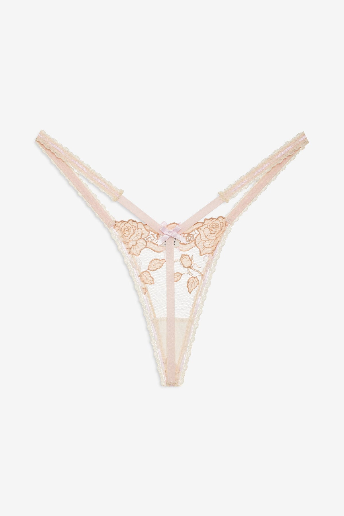 For Love & Lemons Twilight Rose Thong Panty