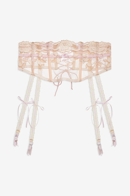 For Love & Lemons Twilight Rose Garter Belt
