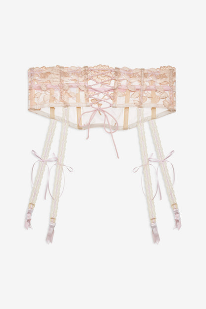 For Love & Lemons Twilight Rose Garter Belt