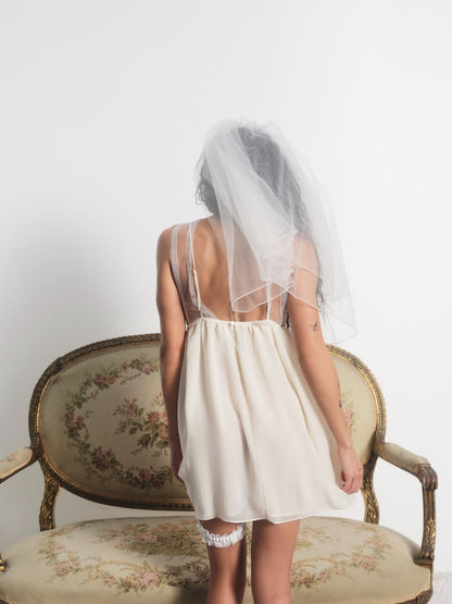 For Love & Lemons Blair Bow Slip Dress