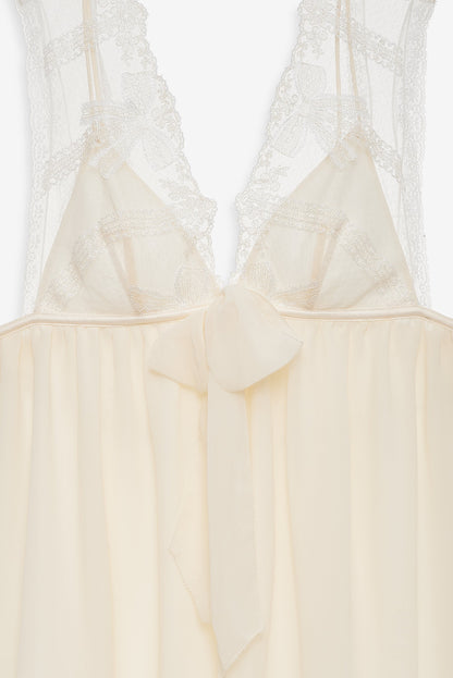For Love & Lemons Blair Bow Slip Dress