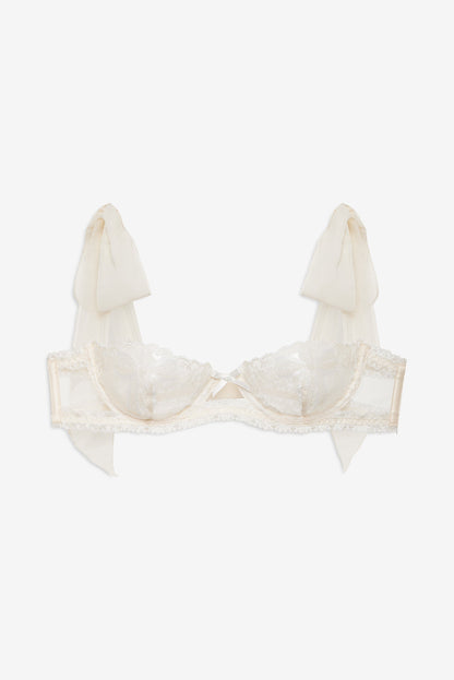 For Love & Lemons Blair Bow Underwire Bra