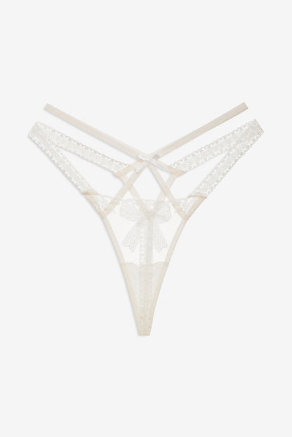 For Love & Lemons Blair Bow Thong Panty