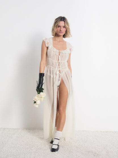 For Love & Lemons Blair Bow Robe