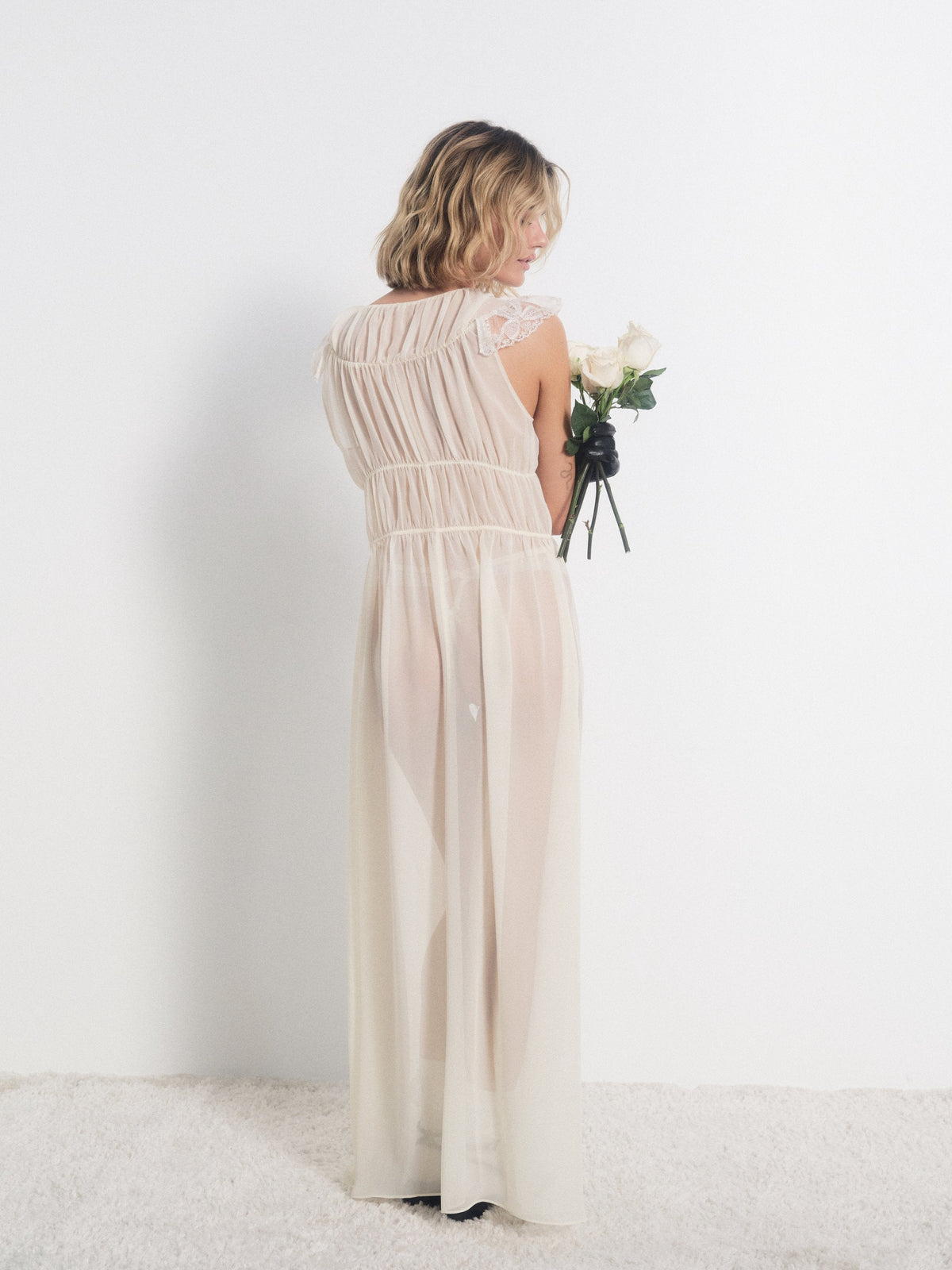 For Love & Lemons Blair Bow Robe