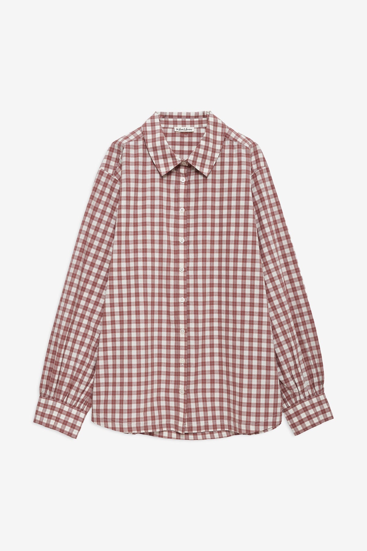 For Love & Lemons Poppy Gingham Button Down