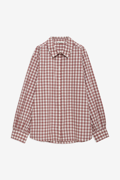 For Love & Lemons Poppy Gingham Button Down