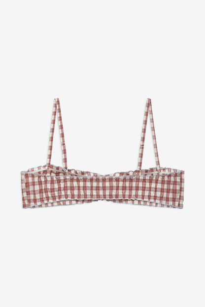 For Love & Lemons Poppy Gingham Bralette