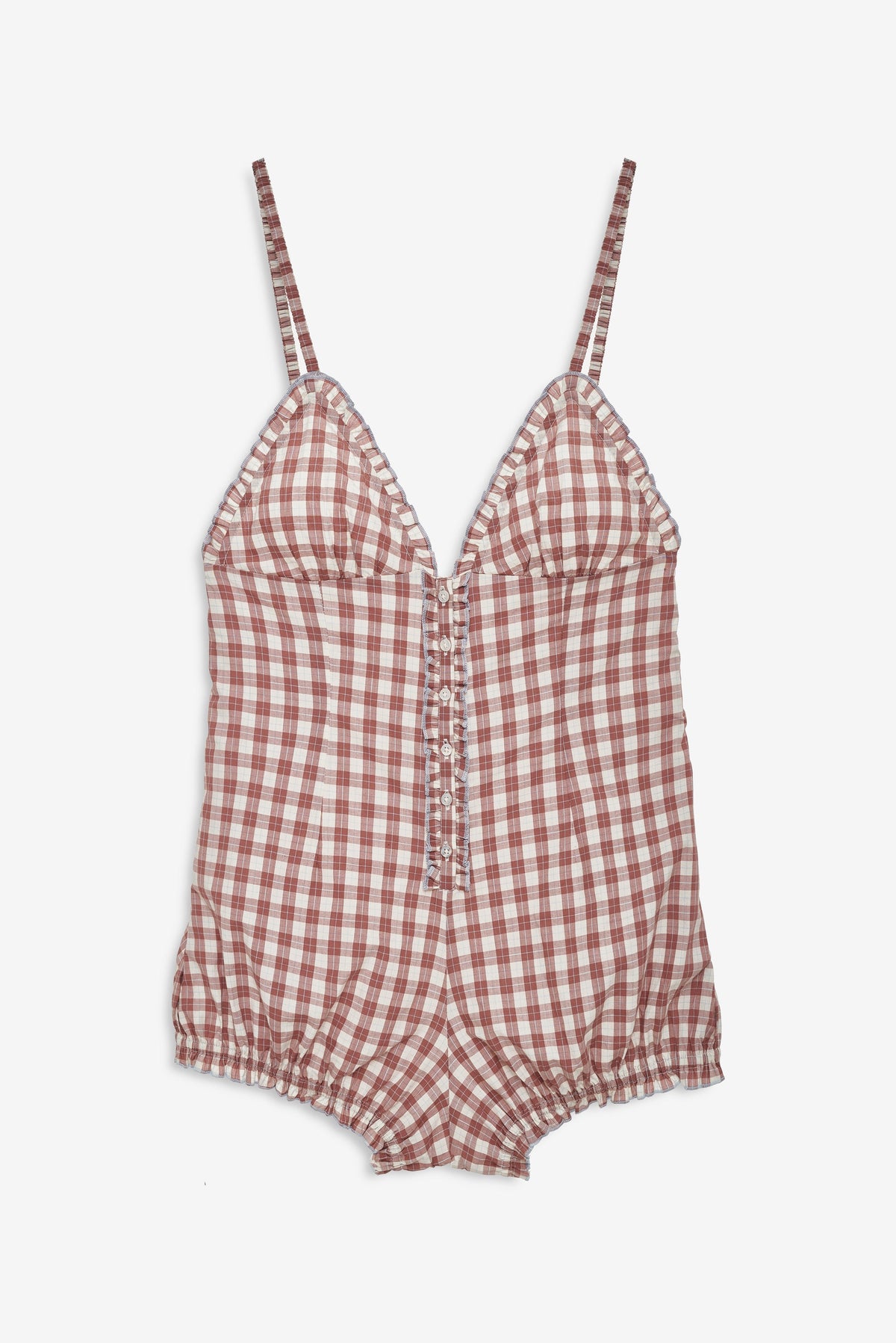 For Love & Lemons Poppy Gingham Romper