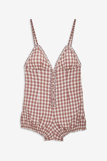For Love & Lemons Poppy Gingham Romper