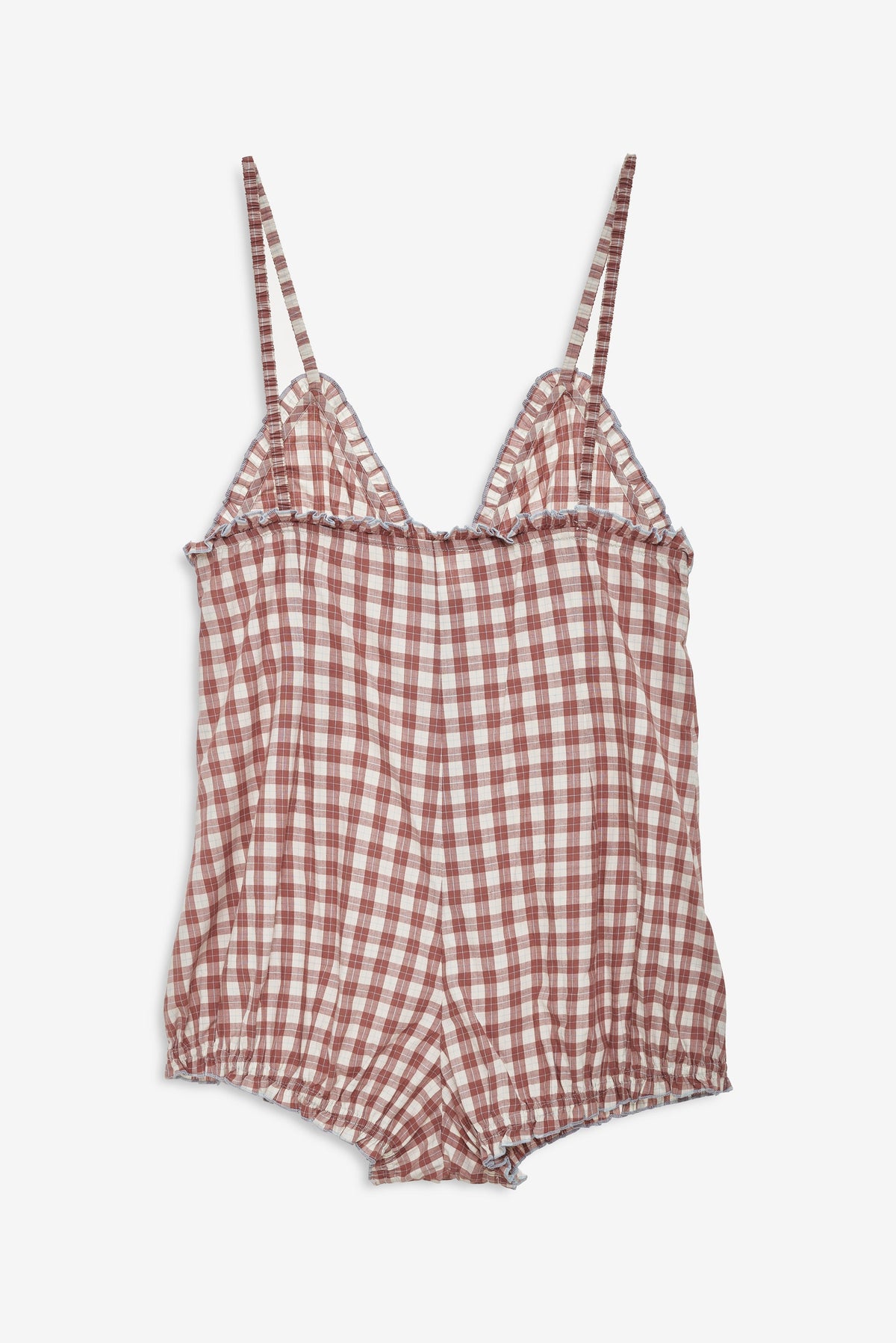 For Love & Lemons Poppy Gingham Romper