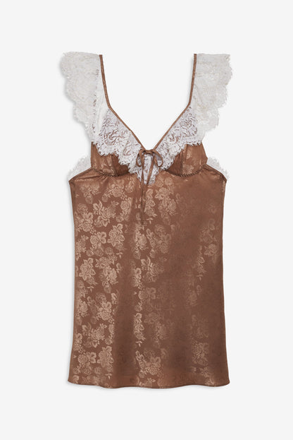 For Love & Lemons Audrey Mini Slip Dress