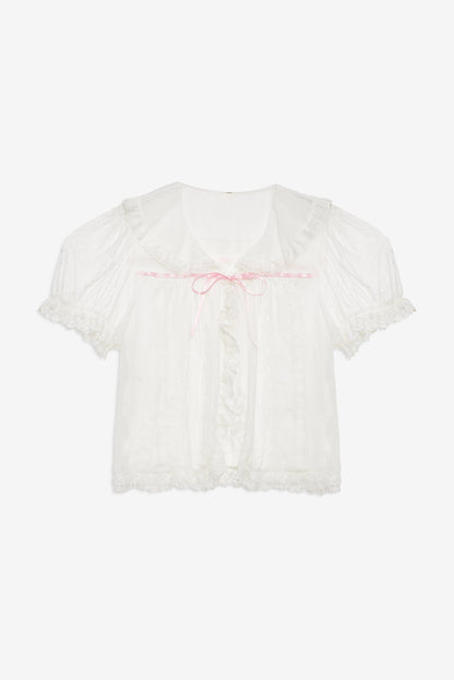 For Love & Lemons Layered Lace Sleep Top