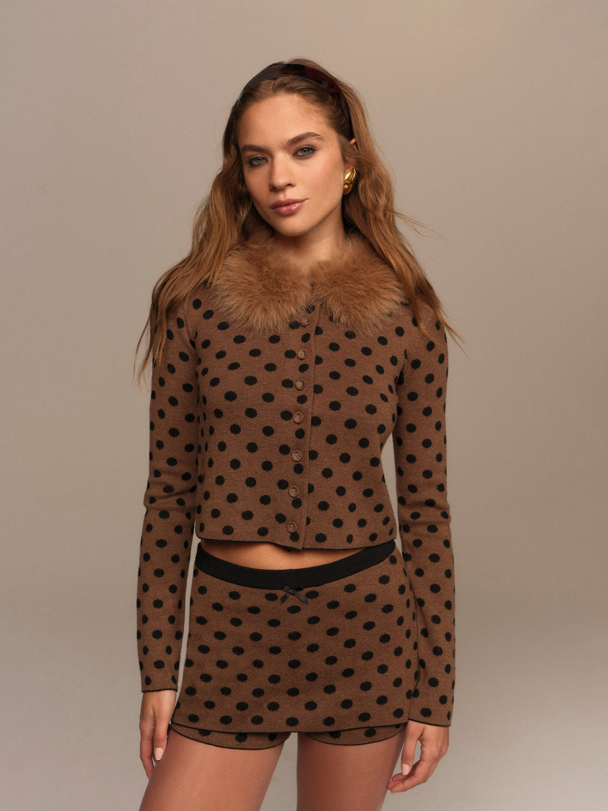 For Love & Lemons Spencer Knit Skort