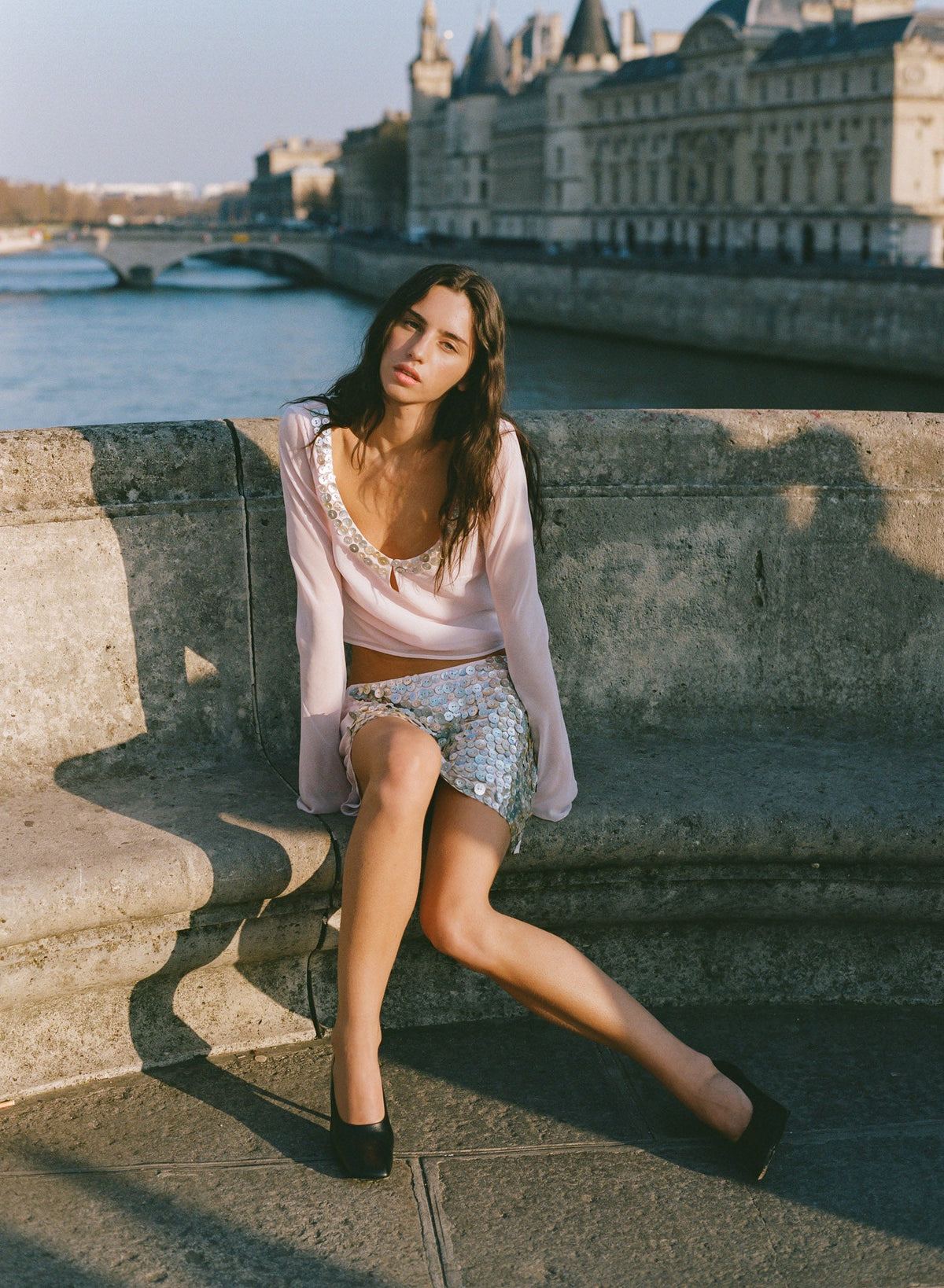 For Love & Lemons Joanne Mini Skirt