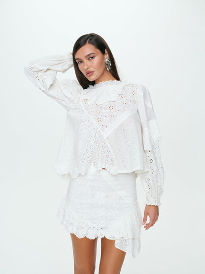 For Love & Lemons Lola Mini Skirt