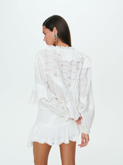 For Love & Lemons Lola Mini Skirt