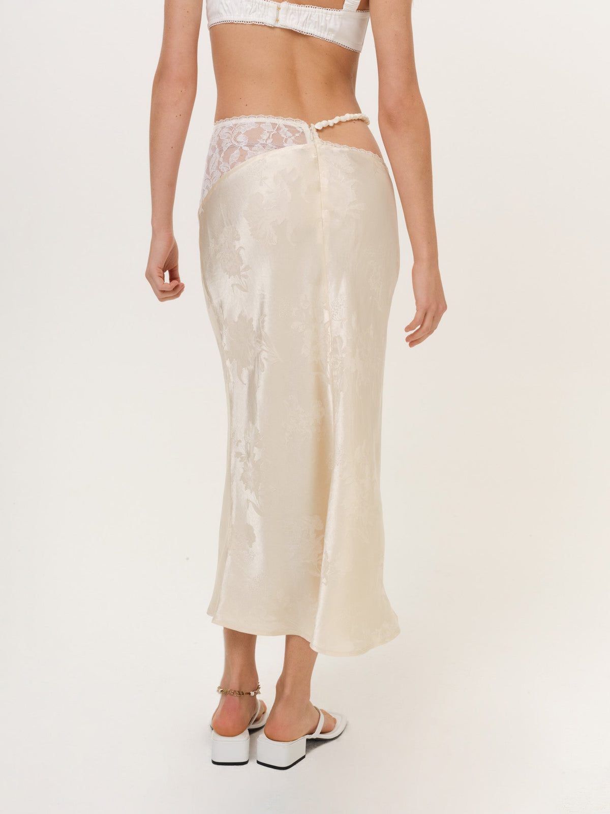 For Love & Lemons Adrift Midi Skirt
