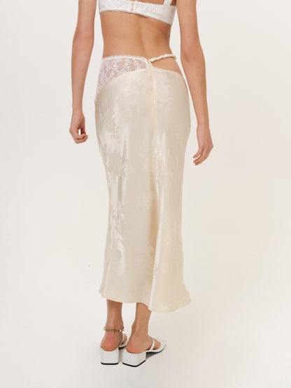 For Love & Lemons Adrift Midi Skirt