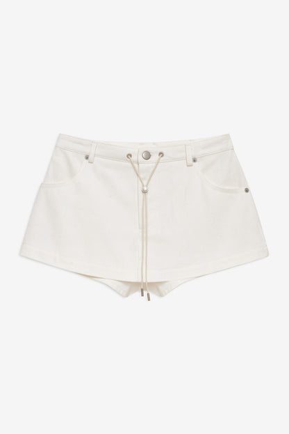 For Love & Lemons Agnes Denim Skort