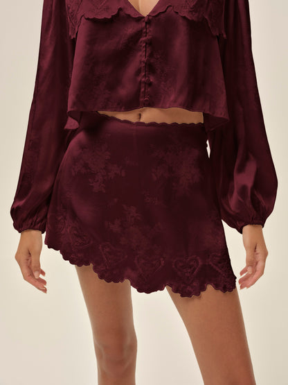 For Love & Lemons Locked Hearts Skort