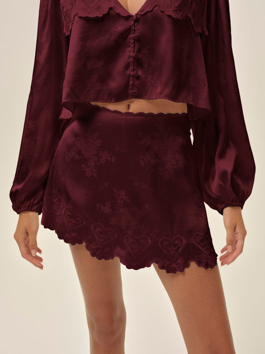 For Love & Lemons Locked Hearts Skort