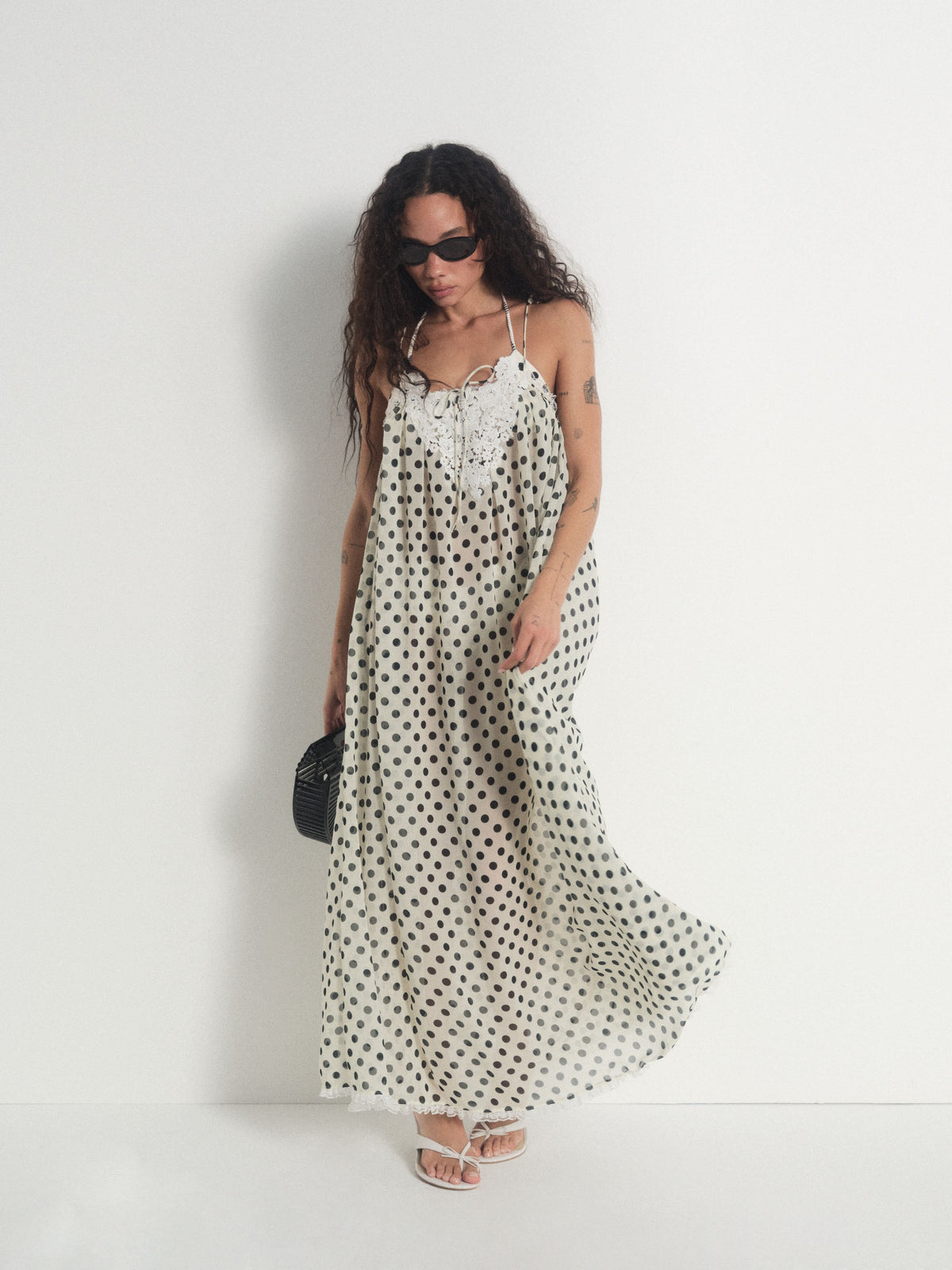 For Love & Lemons Estelle Cover Up Maxi Dress