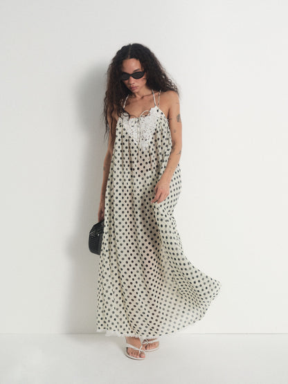 For Love & Lemons Estelle Cover Up Maxi Dress