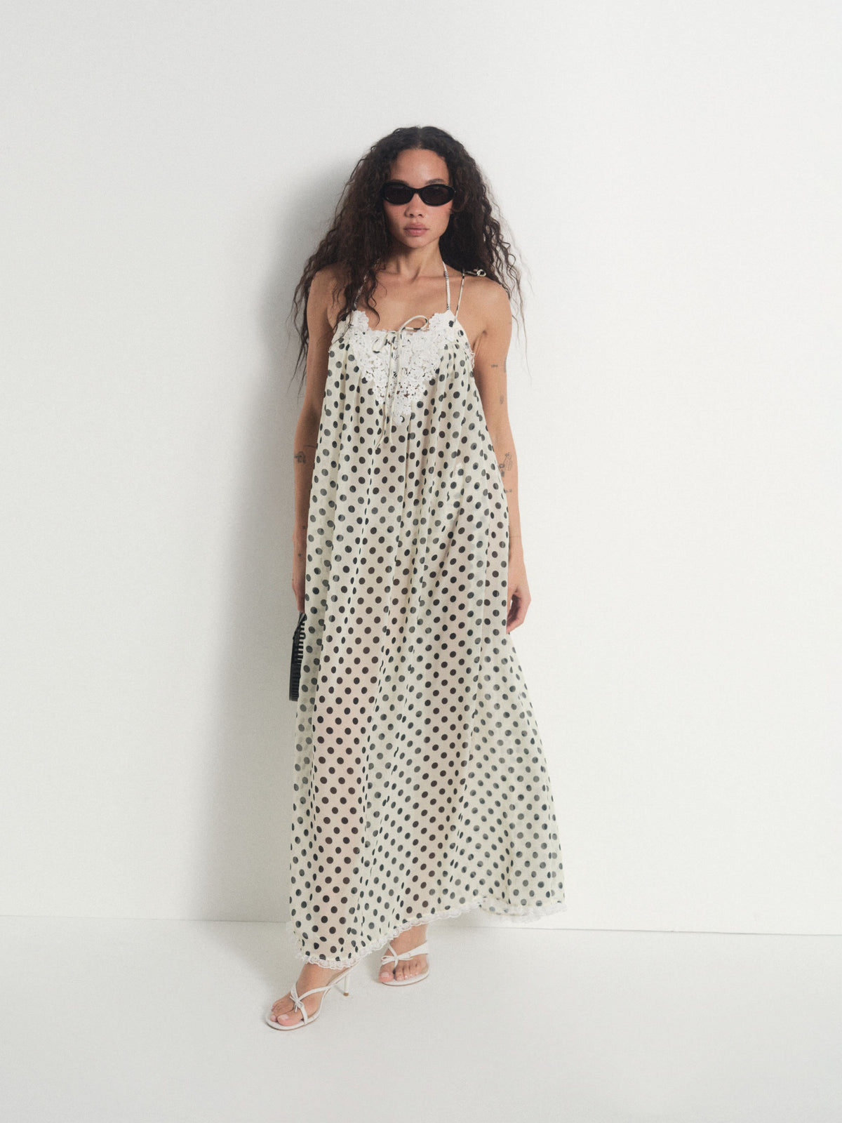 For Love & Lemons Estelle Cover Up Maxi Dress